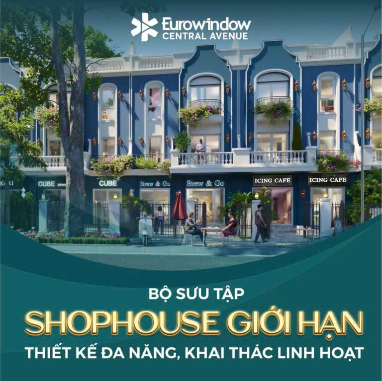 BỘ SƯU TẬP SHOPHOUSE GIỚI HẠN: THIẾT KẾ ĐA NĂNG, KHAI THÁC LINH HOẠT
