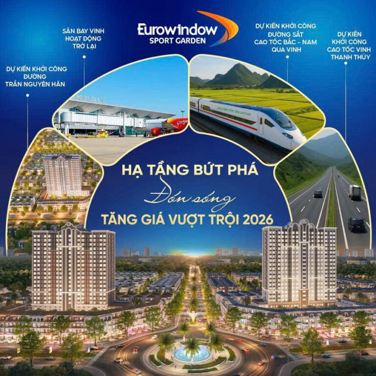 🚀 HẠ TẦNG BỨT PHÁ – EUROWINDOW SPORT GARDEN ĐÓN SÓNG TĂNG GIÁ VƯỢT TRỘI 2026 🚀